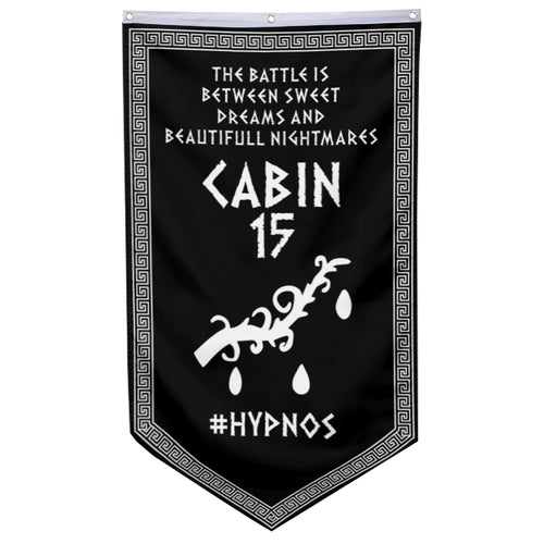 Camp Half Blood Cabins Pennant Flag Cabin 15 Hypnos Banner