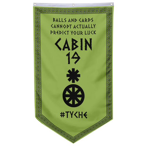 Camp Half Blood Cabins Pennant Flag Cabin 19 Tyche Banner