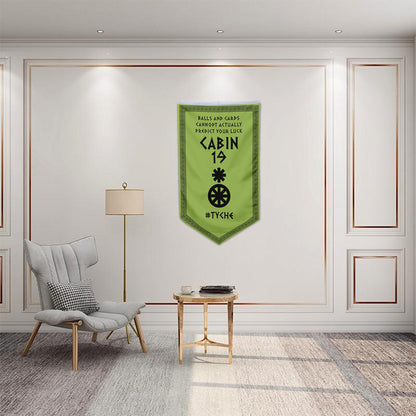 Camp Half Blood Cabins Pennant Flag Cabin 19 Tyche Banner