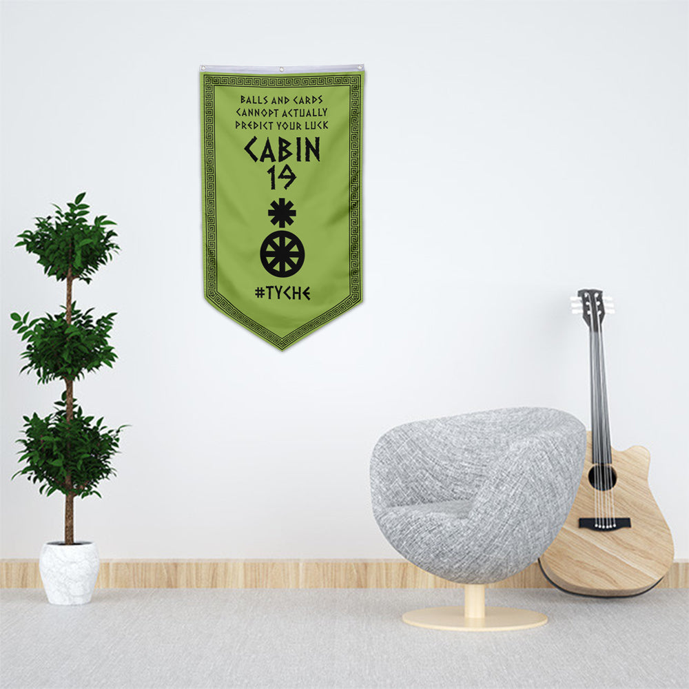 Camp Half Blood Cabins Pennant Flag Cabin 19 Tyche Banner