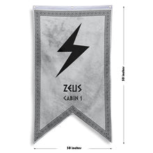 Camp Half Blood Cabins Pennant Flag Cabin 1 Zeus Banner