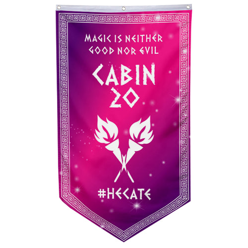 Camp Half Blood Cabins Pennant Flag Cabin 20 Hecate Banner