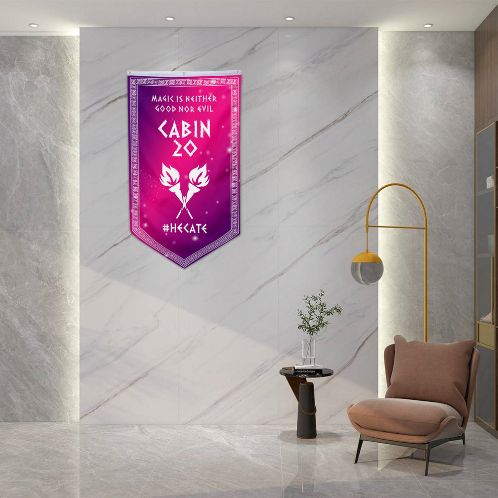 Camp Half Blood Cabins Pennant Flag Cabin 20 Hecate Banner
