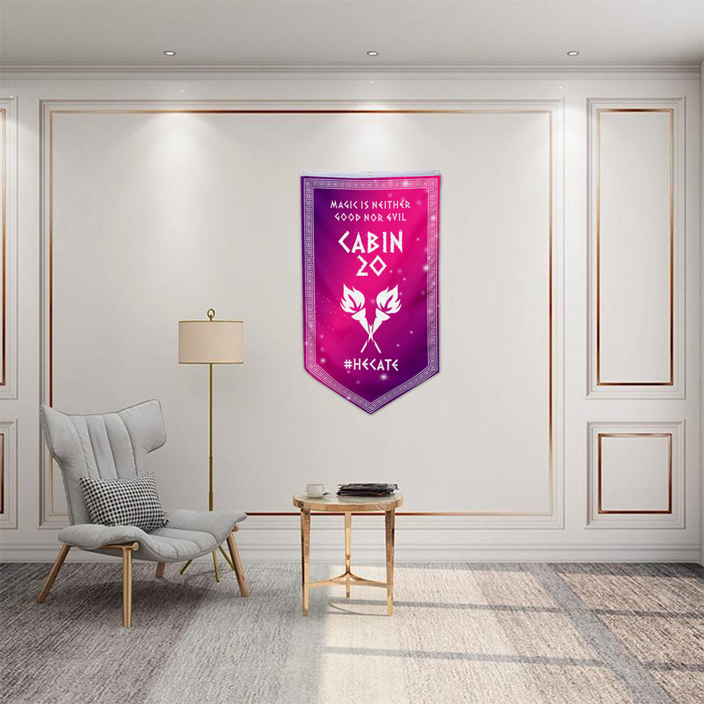 Camp Half Blood Cabins Pennant Flag Cabin 20 Hecate Banner