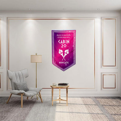 Camp Half Blood Cabins Pennant Flag Cabin 20 Hecate Banner
