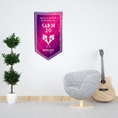 Camp Half Blood Cabins Pennant Flag Cabin 20 Hecate Banner