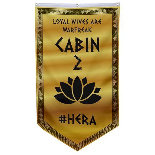 Camp Half Blood Cabins Pennant Flag Cabin 2 Hera Banner