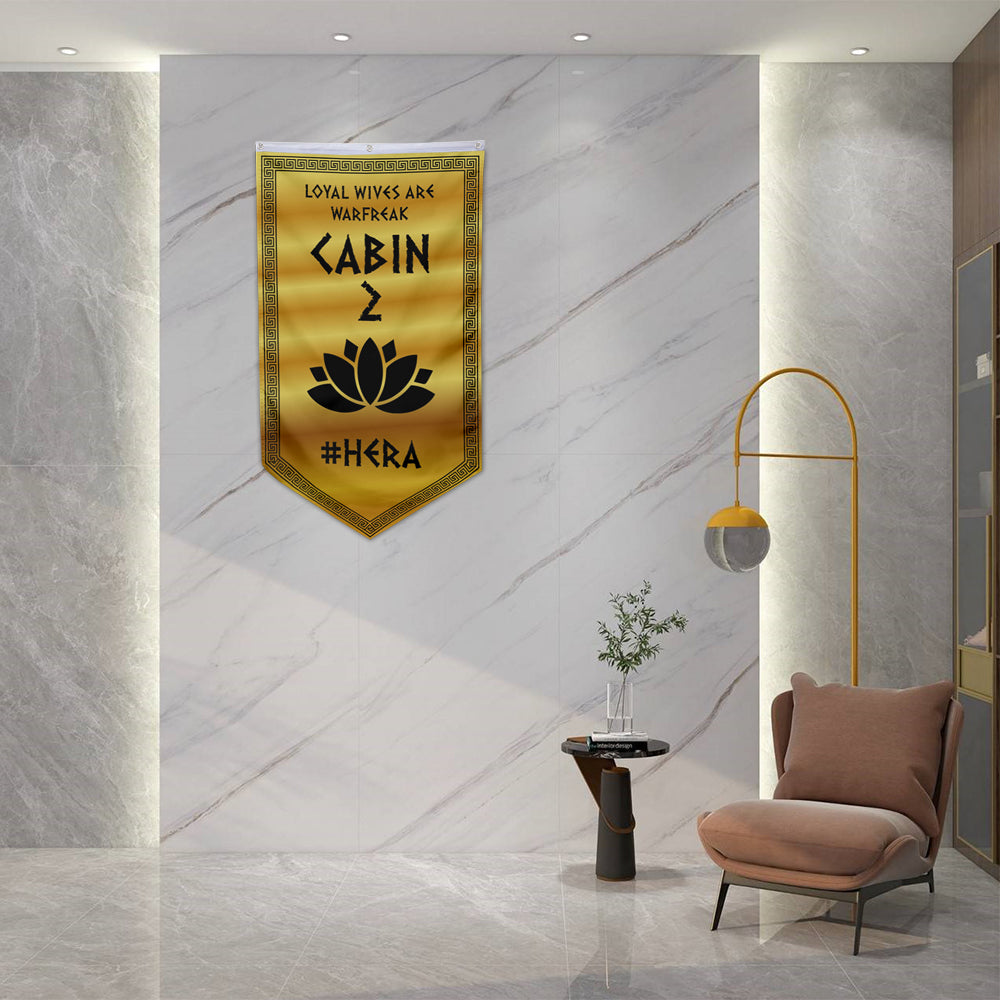 Camp Half Blood Cabins Pennant Flag Cabin 2 Hera Banner