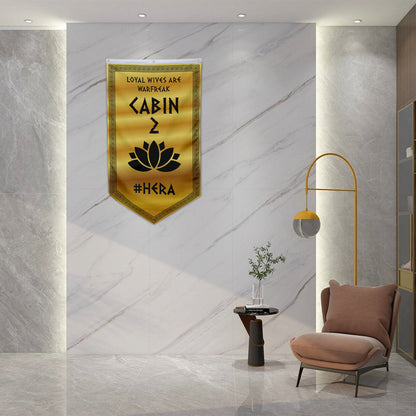 Camp Half Blood Cabins Pennant Flag Cabin 2 Hera Banner