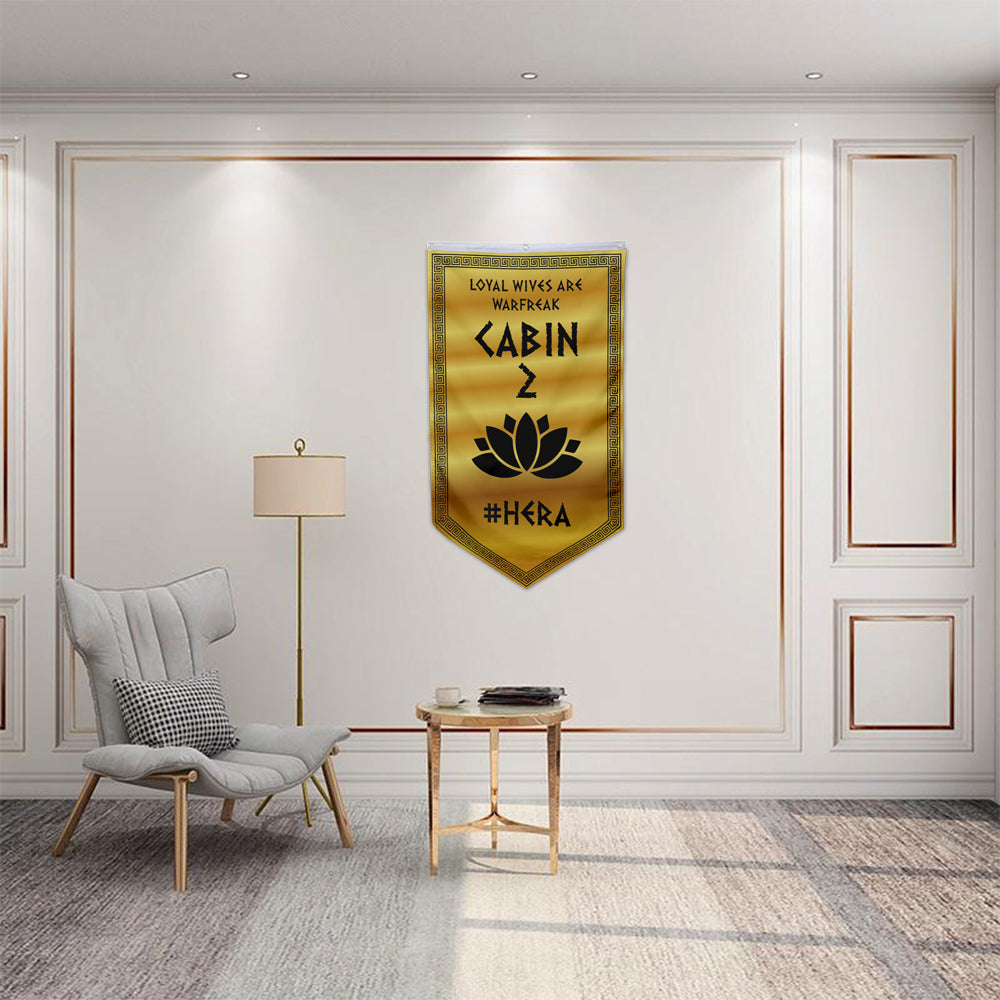 Camp Half Blood Cabins Pennant Flag Cabin 2 Hera Banner
