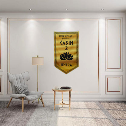 Camp Half Blood Cabins Pennant Flag Cabin 2 Hera Banner