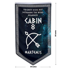 Camp Half Blood Cabins Pennant Flag Cabin 8 Artemis Banner