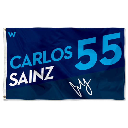 Fyon Carlos Sainz 55# William Racing Flag Banner