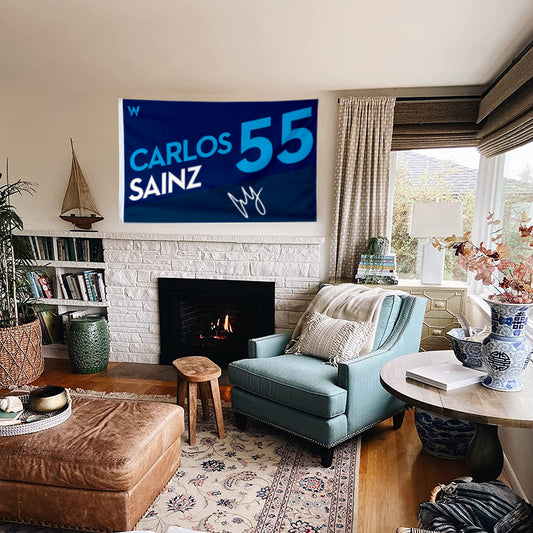 Fyon Carlos Sainz 55# William Racing Flag Banner