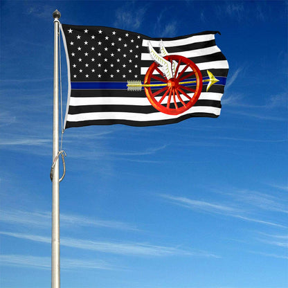 Fyon Police Motor Officer Flag   Indoor and outdoor banner