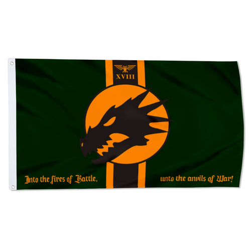 Fyon Warhammer 40k Salamander Flag Indoor and outdoor banner 32825