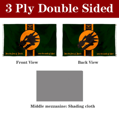 Fyon Warhammer 40k Salamander Flag Indoor and outdoor banner 32825