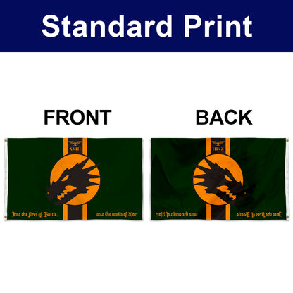 Fyon Warhammer 40k Salamander Flag Indoor and outdoor banner 32825