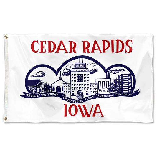 Fyon Cedar Rapids 1962-2021, Iowa Flag Banner