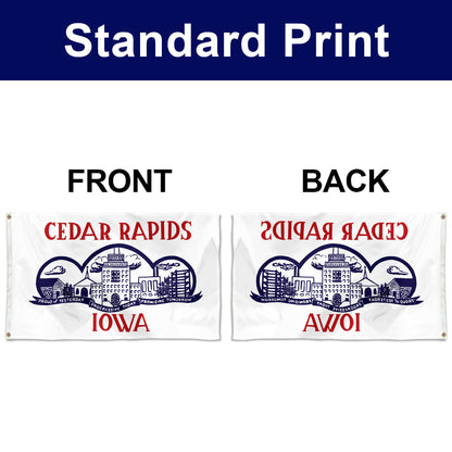 Fyon Cedar Rapids 1962-2021, Iowa Flag Banner