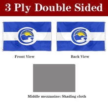 Fyon Double-sided Centennial, Colorado Flag Banner