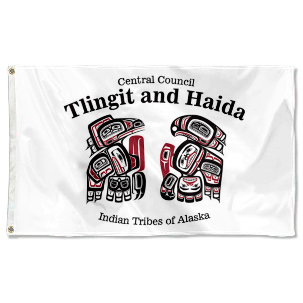 Fyon Central Council of the Tlingit and Haida Indian Tribes Flag Banner