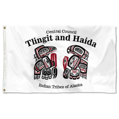 Fyon Central Council of the Tlingit and Haida Indian Tribes Flag Banner