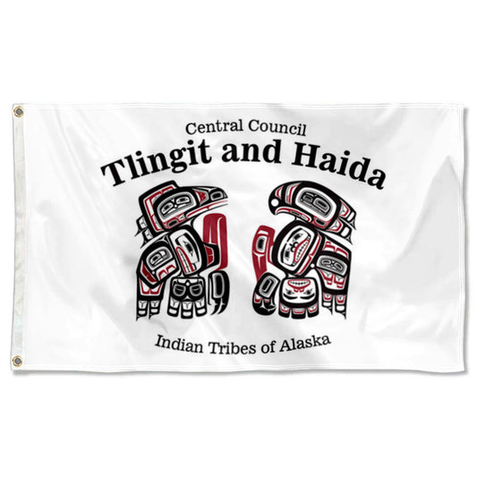 Fyon Central Council of the Tlingit and Haida Indian Tribes Flag Banner
