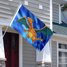 Fyon Charizard Pokemon Flag Indoor and outdoor banner