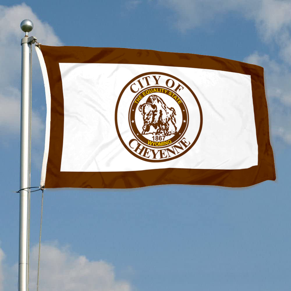 Fyon Cheyenne, Wyoming Flag Banner
