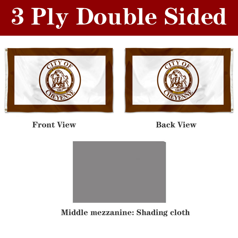Fyon Cheyenne, Wyoming Flag Banner