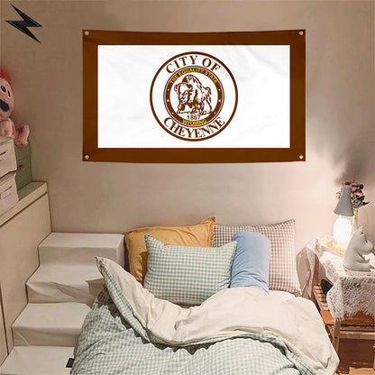 Fyon Cheyenne, Wyoming Flag Banner