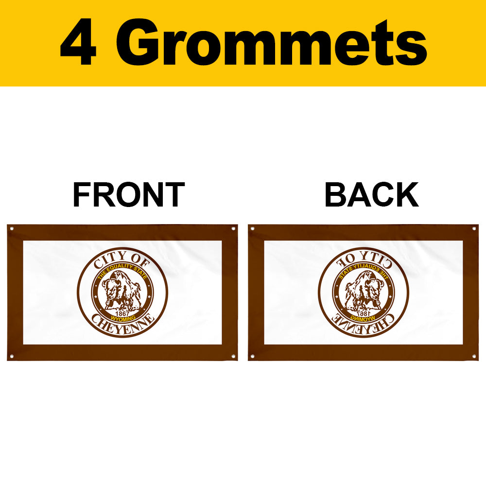Fyon Cheyenne, Wyoming Flag Banner
