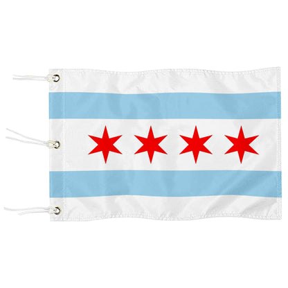 Fyon Chicago Illinois Golf Pin Flag PGA Flag Banner Grommets