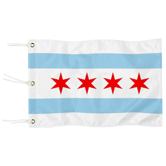 Fyon Chicago Illinois Golf Pin Flag PGA Flag Banner Grommets