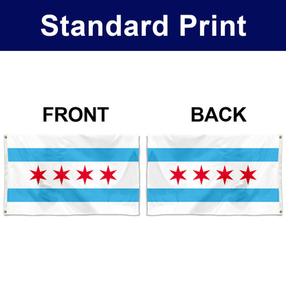 Fyon Chicago, Illinois Flag Banner