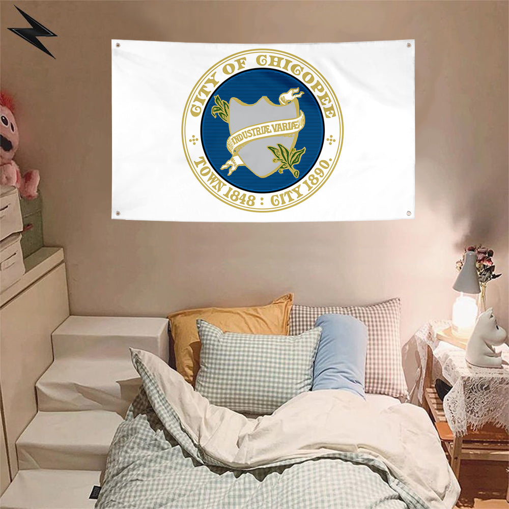 Fyon Chicopee, Massachusetts Flag Banner