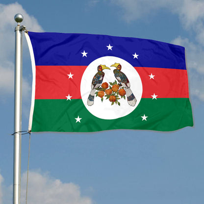 Fyon Chin State, Myanmar Flag Indoor and outdoor banner