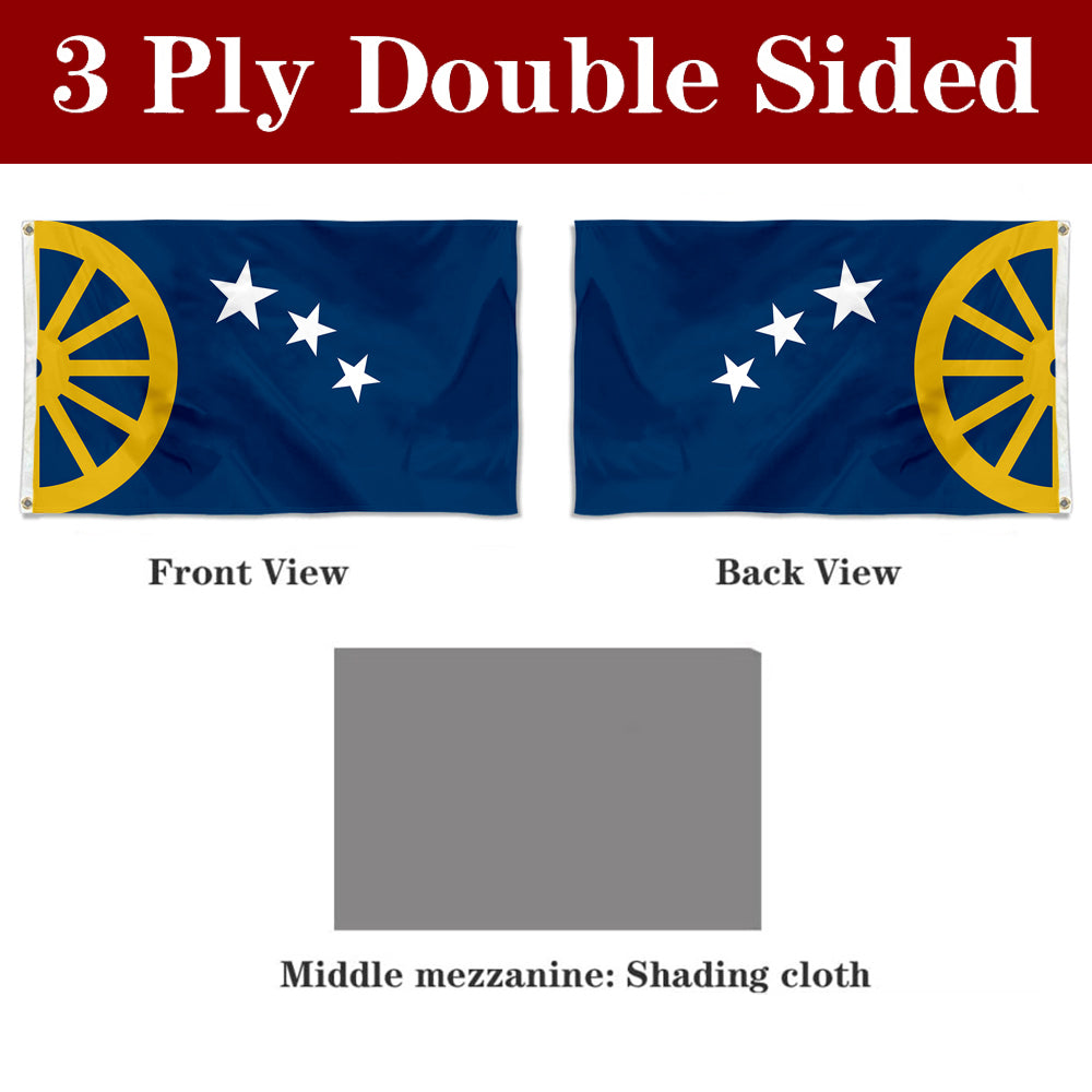 Fyon Cimarron, Kansas Flag Banner