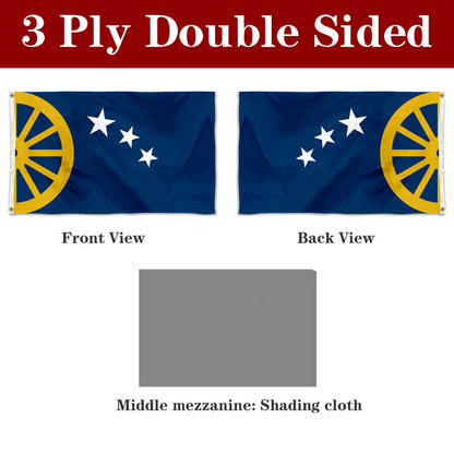 Fyon Cimarron, Kansas Flag Banner