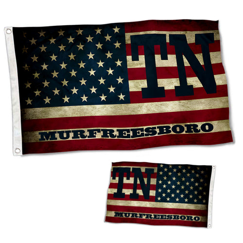 Fyon Double-sided City of Murfreesboro Flag TN Tennessee Banner