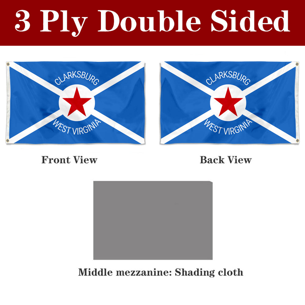 Fyon Clarksburg, West Virginia (2022)  Flag Banner