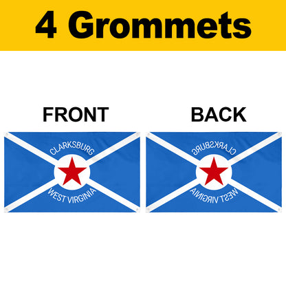 Fyon Clarksburg, West Virginia (2022)  Flag Banner