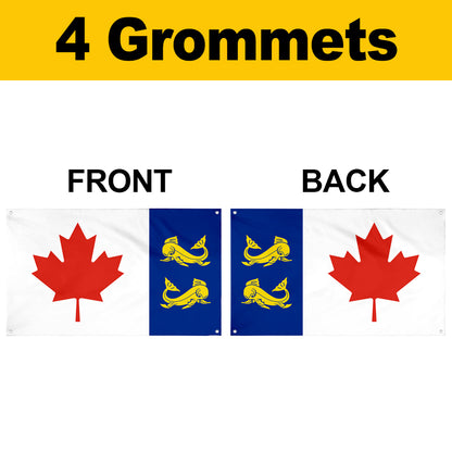 Fyon Coast Guard  of Canada Flag Banner