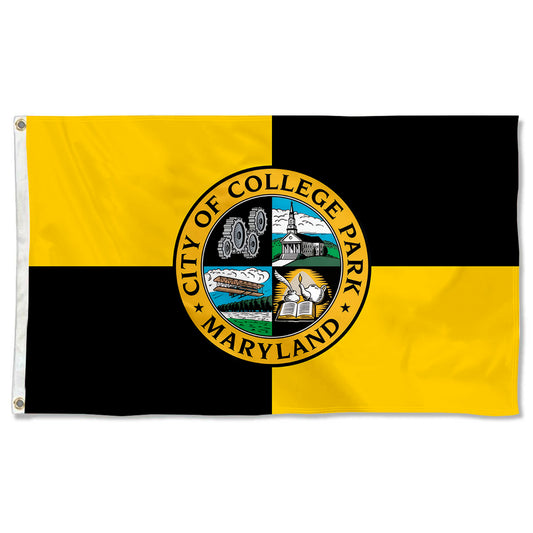 Fyon College Park, Maryland Flag Banner Design 2