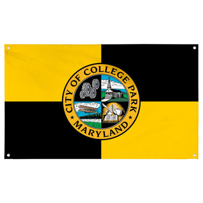 Fyon College Park, Maryland Flag Banner Design 2
