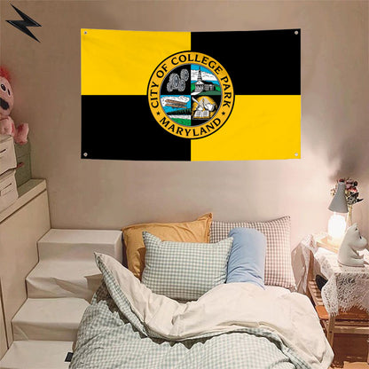 Fyon College Park, Maryland Flag Banner Design 2