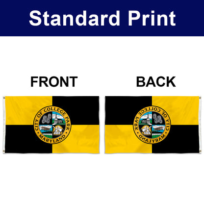 Fyon College Park, Maryland Flag Banner Design 2