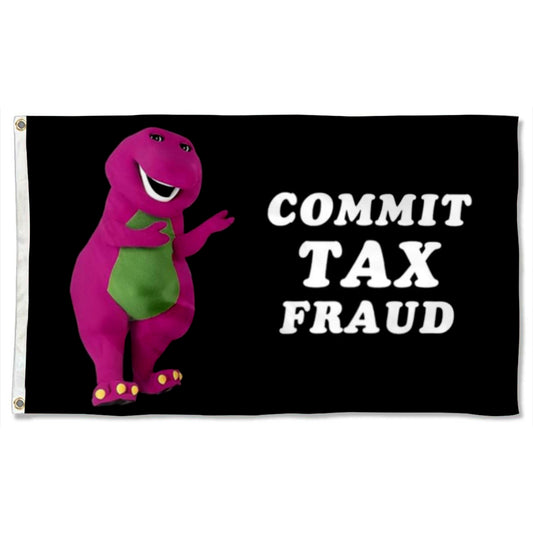 Fyon Commit Tax Fraud Flag Banner