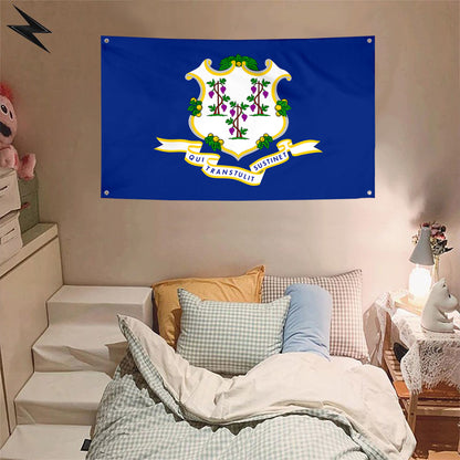 Fyon Connecticut Flag Banner